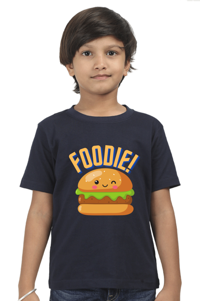 Burger Foodie Kids Half Sleeve T-Shirt