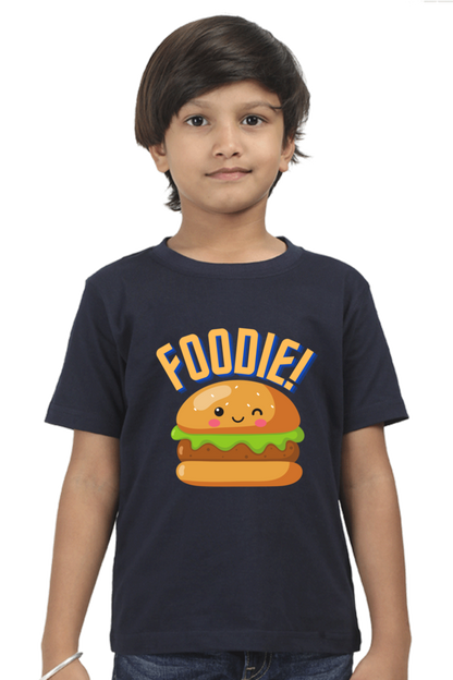 Burger Foodie Kids Half Sleeve T-Shirt