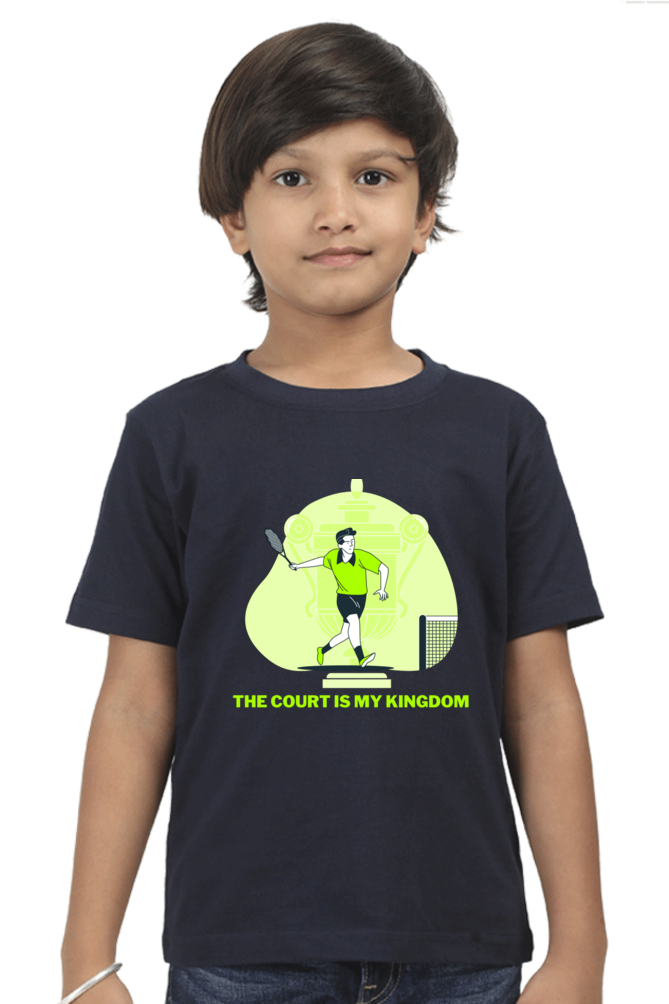 The Court Is My Kingdom Kids Half Sleeve T-Shirt