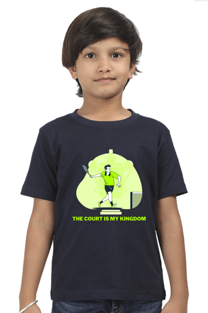 The Court Is My Kingdom Kids Half Sleeve T-Shirt