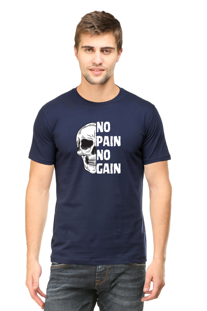 No Pain No Gain Half Sleeve Tshirt