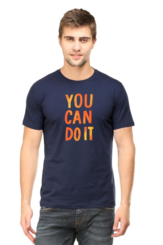 You Can Do It Half Sleeve T-Shirt