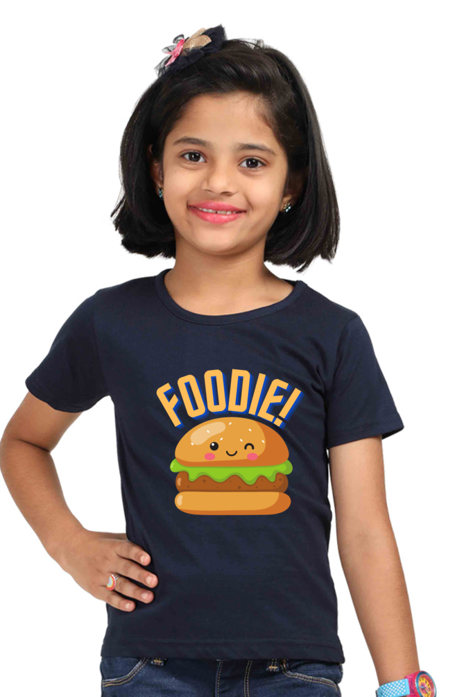 Burger Foodie Kids Half Sleeve T-Shirt