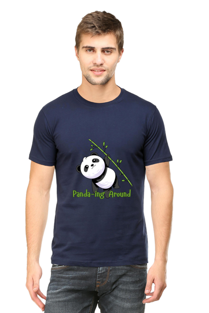 Panda-ing Around Half Sleeve Tshirt