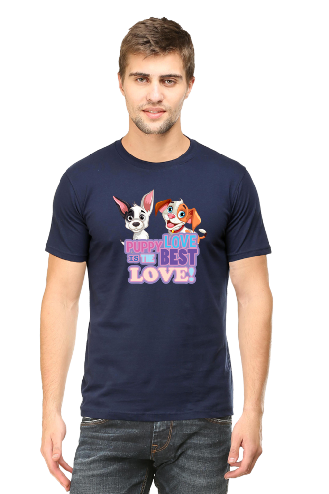 Puppy Love is the Best Love Half Sleeve T-Shirt