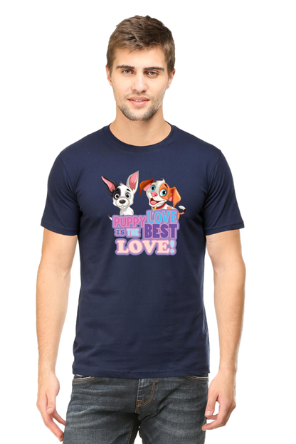 Puppy Love is the Best Love Half Sleeve T-Shirt