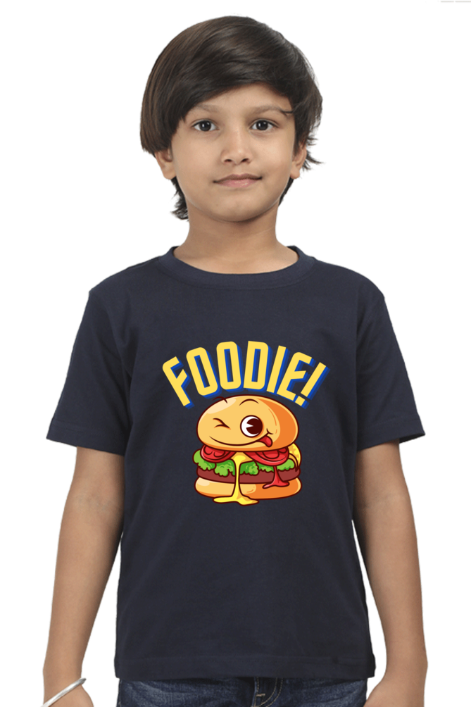 Burger Foodie Kids Half Sleeve T-Shirt