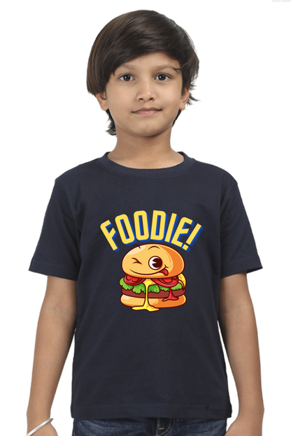 Burger Foodie Kids Half Sleeve T-Shirt