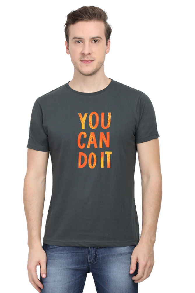 You Can Do It Half Sleeve T-Shirt