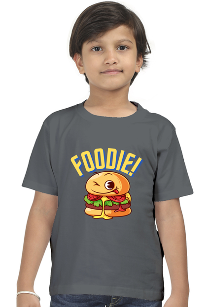 Burger Foodie Kids Half Sleeve T-Shirt