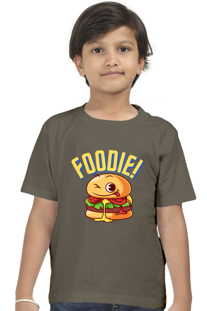 Burger Foodie Kids Half Sleeve T-Shirt