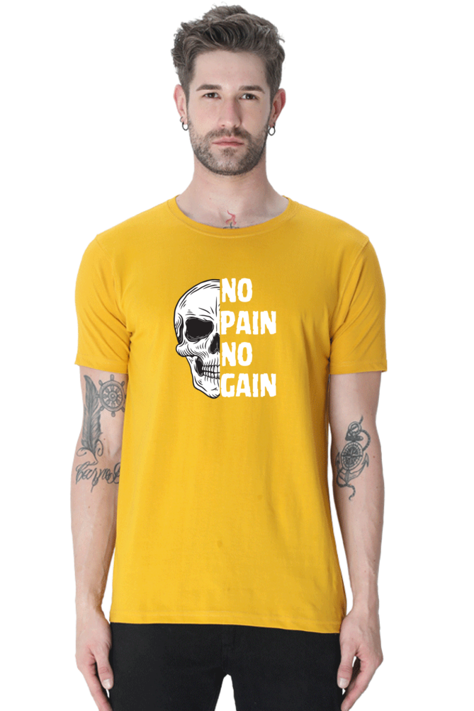 No Pain No Gain Half Sleeve Tshirt