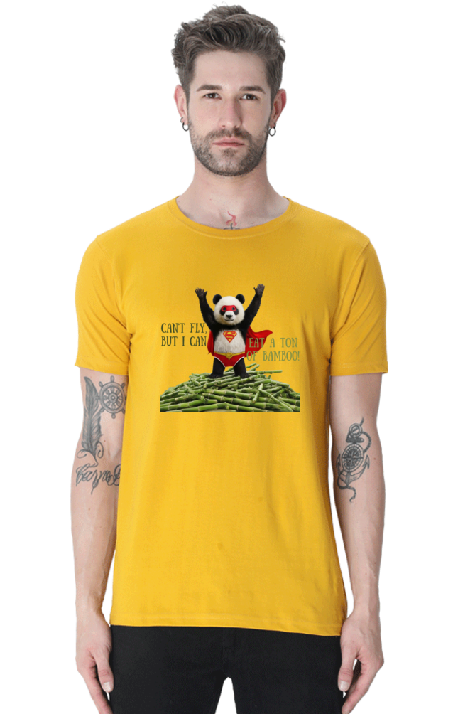 Superman Panda Half Sleeve Tshirt