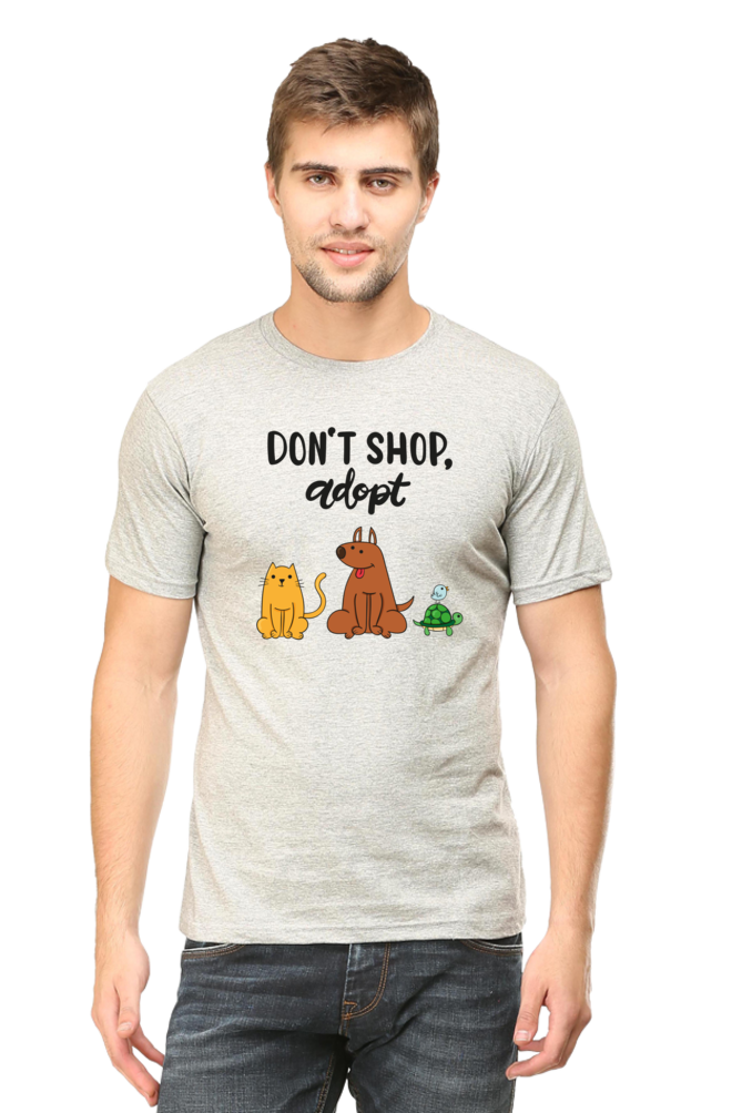 Don't Shop Adopt Half Sleeve T-Shirt