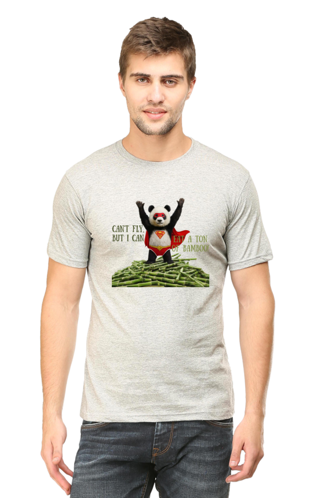 Superman Panda Half Sleeve Tshirt