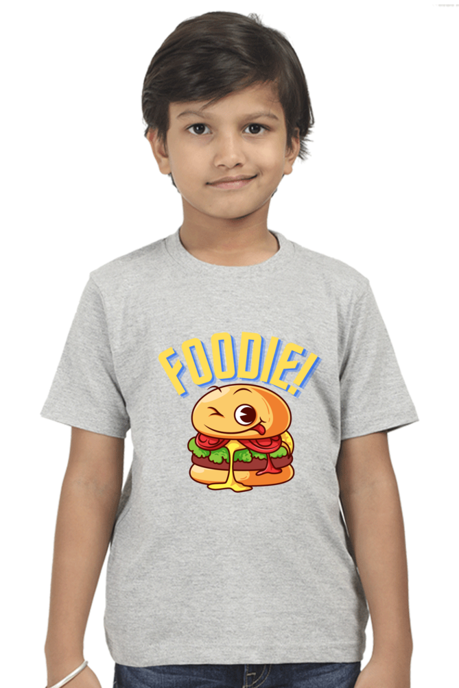 Burger Foodie Kids Half Sleeve T-Shirt