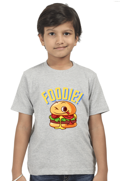 Burger Foodie Kids Half Sleeve T-Shirt