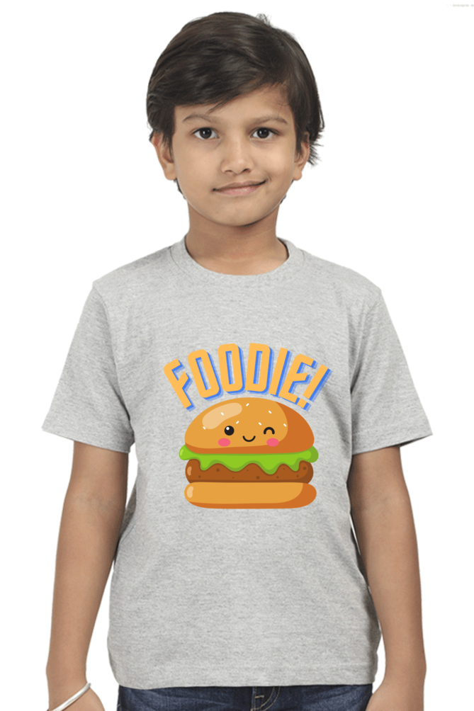 Burger Foodie Kids Half Sleeve T-Shirt