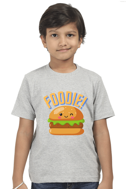 Burger Foodie Kids Half Sleeve T-Shirt