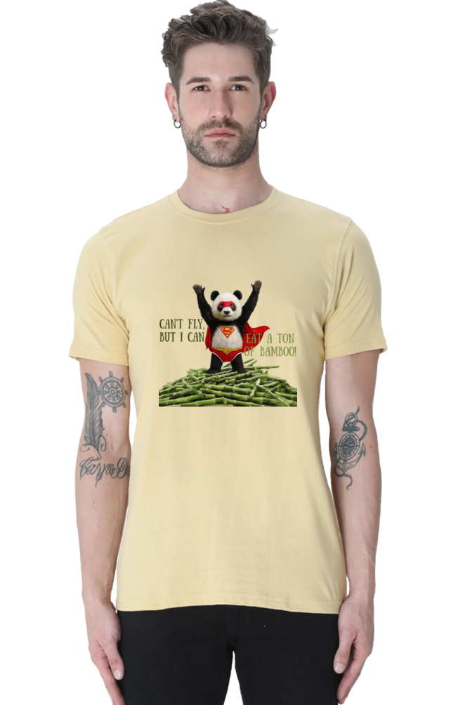 Superman Panda Half Sleeve Tshirt