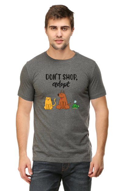 Don't Shop Adopt Half Sleeve T-Shirt