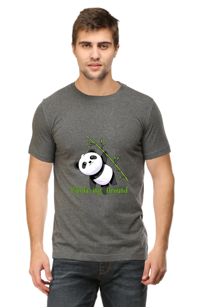 Panda-ing Around Half Sleeve Tshirt