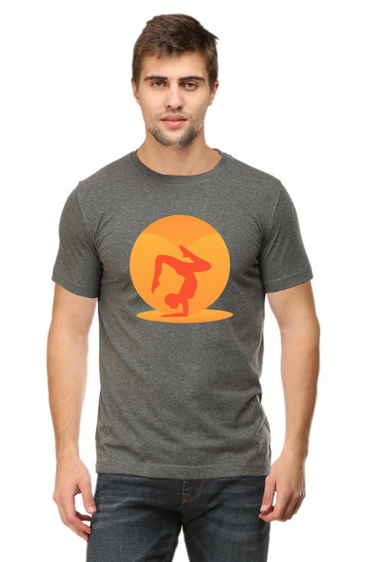 Yoga Pose Half Sleeve T-Shirt