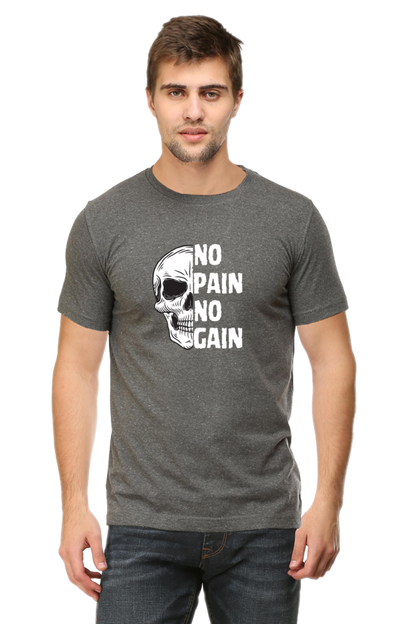 No Pain No Gain Half Sleeve Tshirt