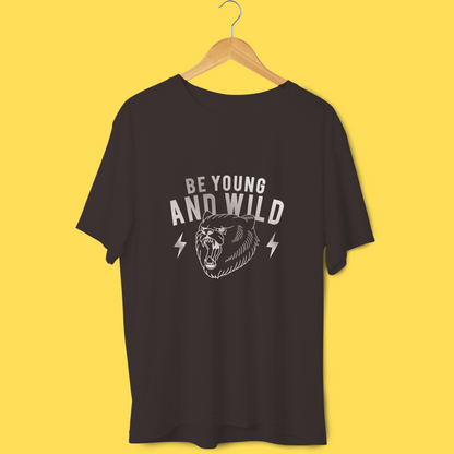 Be Young and Wild Half Sleeve T-Shirt