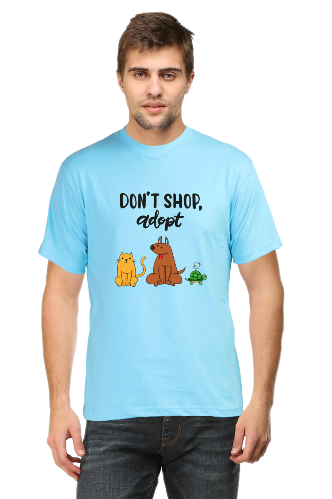 Don't Shop Adopt Half Sleeve T-Shirt