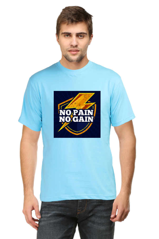 No Pain No Gain Half Sleeve Tshirt