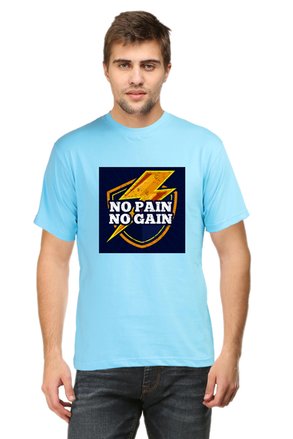 No Pain No Gain Half Sleeve Tshirt