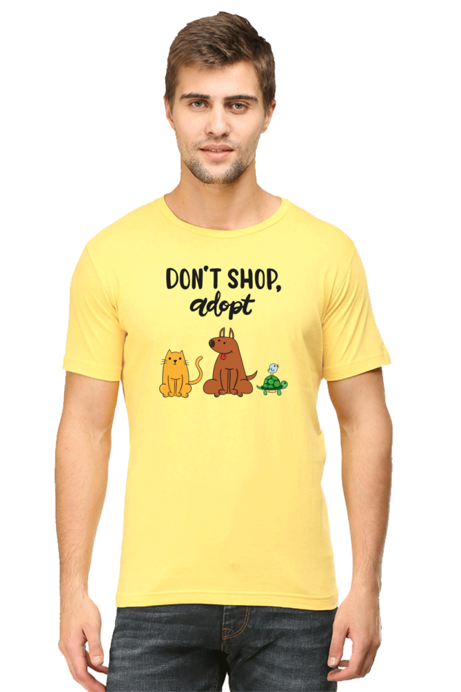 Don't Shop Adopt Half Sleeve T-Shirt