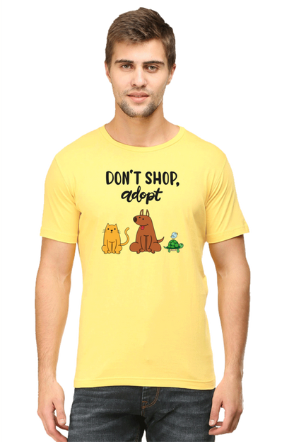 Don't Shop Adopt Half Sleeve T-Shirt