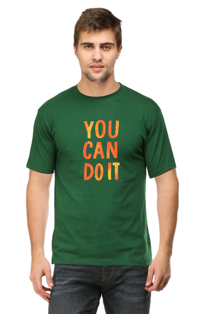 You Can Do It Half Sleeve T-Shirt