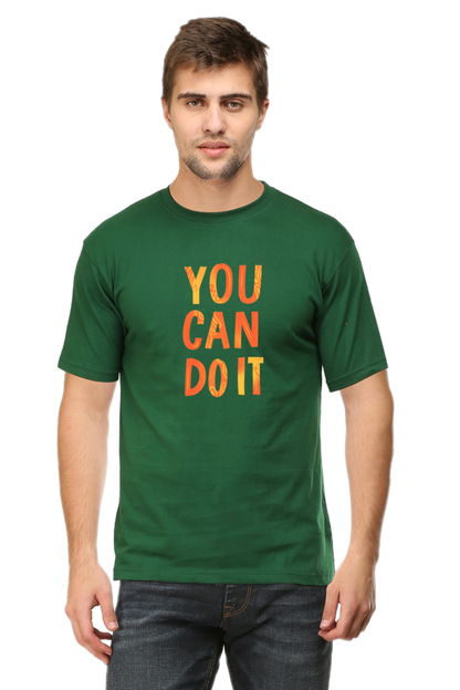 You Can Do It Half Sleeve T-Shirt