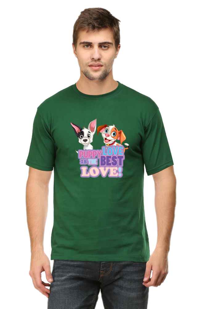 Puppy Love is the Best Love Half Sleeve T-Shirt