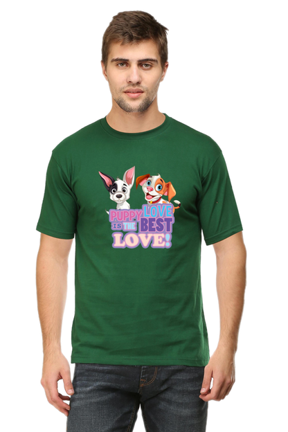 Puppy Love is the Best Love Half Sleeve T-Shirt