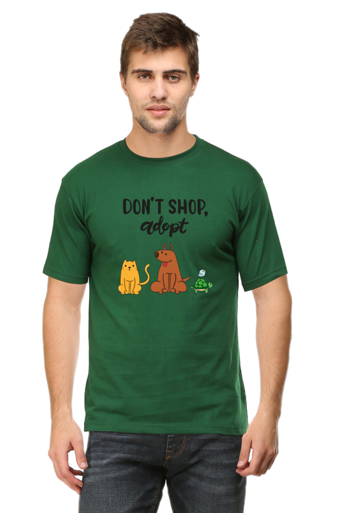 Don't Shop Adopt Half Sleeve T-Shirt