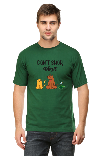 Don't Shop Adopt Half Sleeve T-Shirt