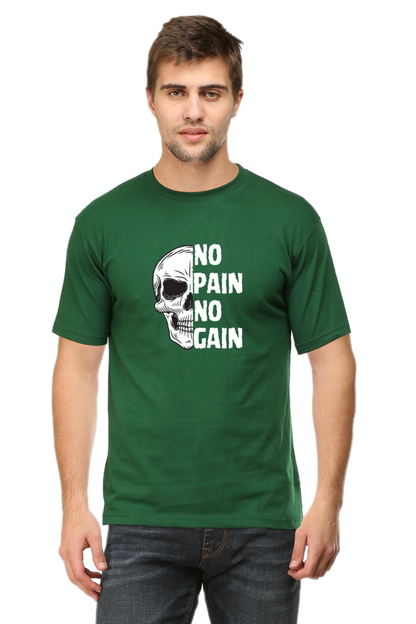 No Pain No Gain Half Sleeve Tshirt