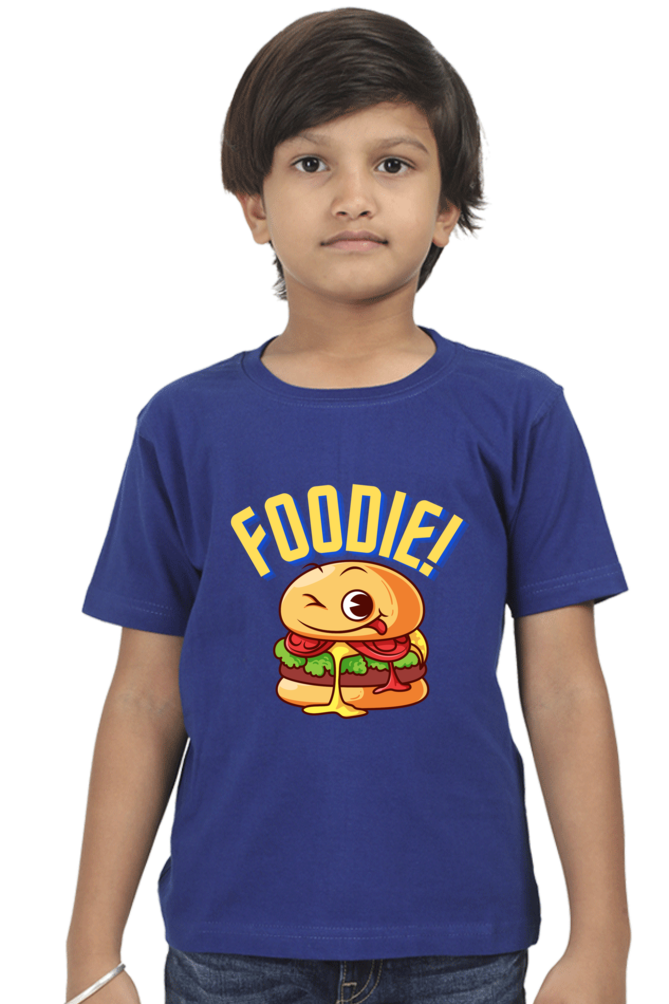 Burger Foodie Kids Half Sleeve T-Shirt