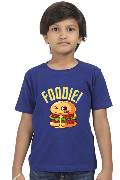 Burger Foodie Kids Half Sleeve T-Shirt