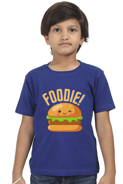 Burger Foodie Kids Half Sleeve T-Shirt