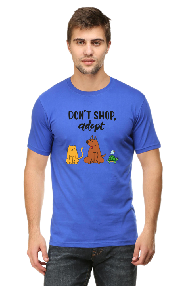 Don't Shop Adopt Half Sleeve T-Shirt