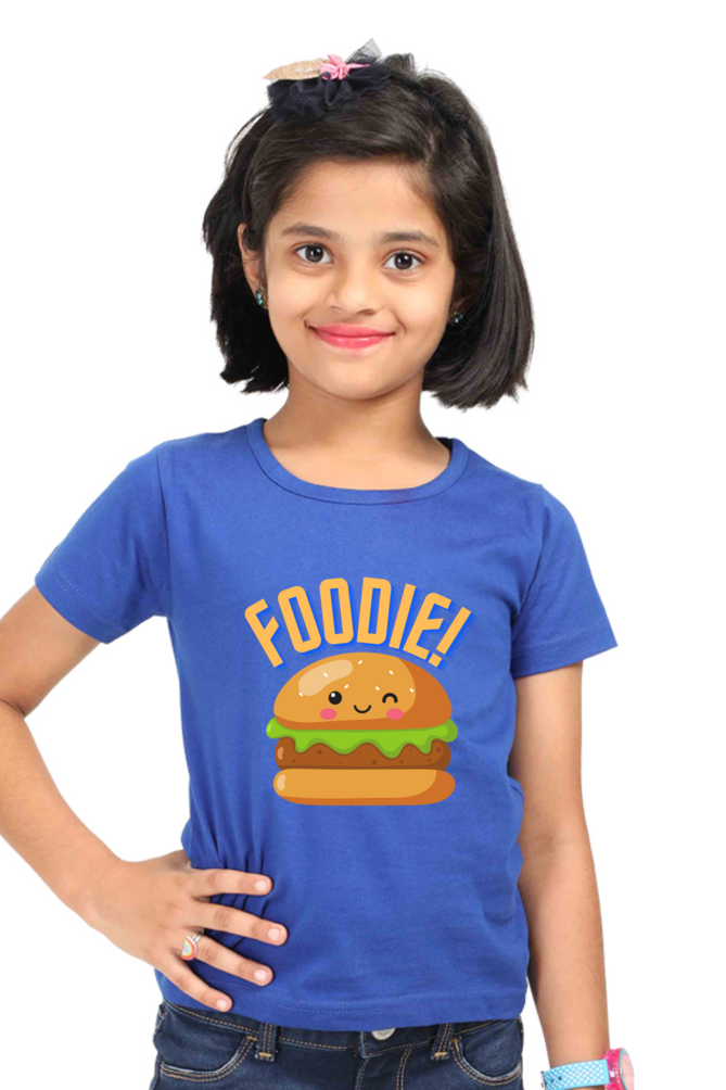 Burger Foodie Kids Half Sleeve T-Shirt