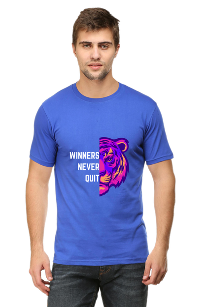 Champion Tigers Never Quit Half Sleeve T-Shirt