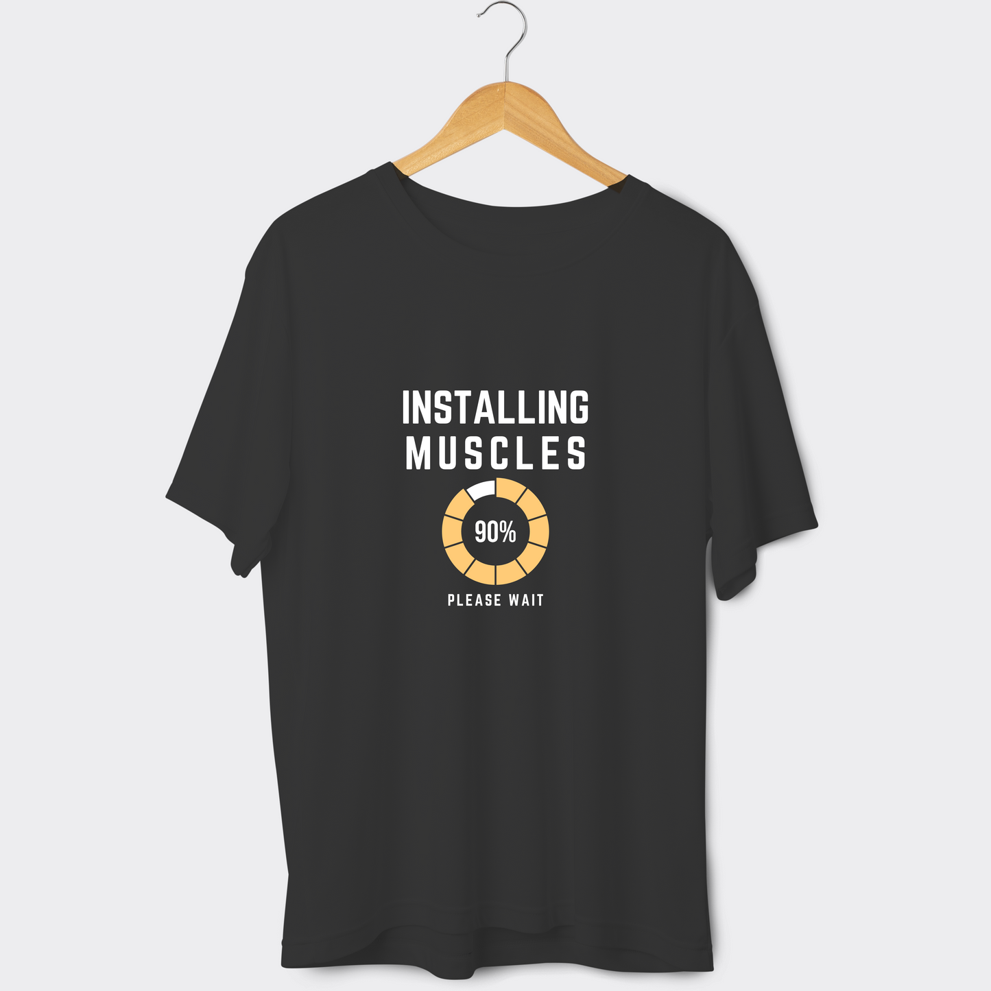 Installing Muscles Half Sleeve Tshirt