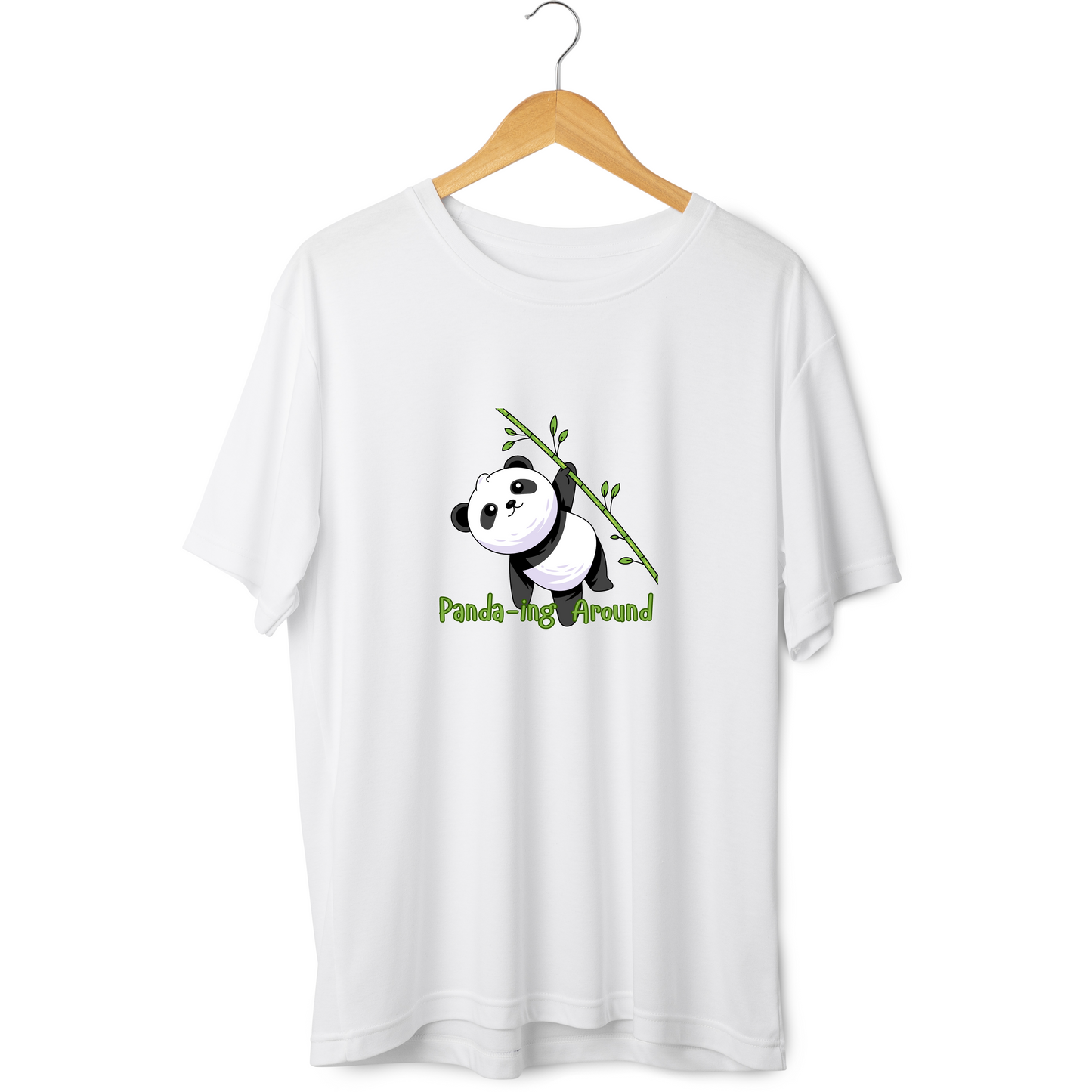 Panda-ing Around Half Sleeve Tshirt