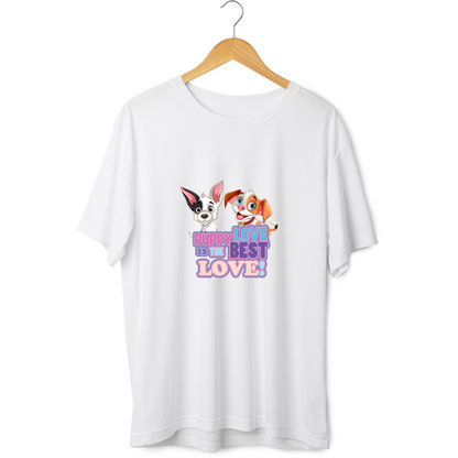 Puppy Love is the Best Love Half Sleeve T-Shirt